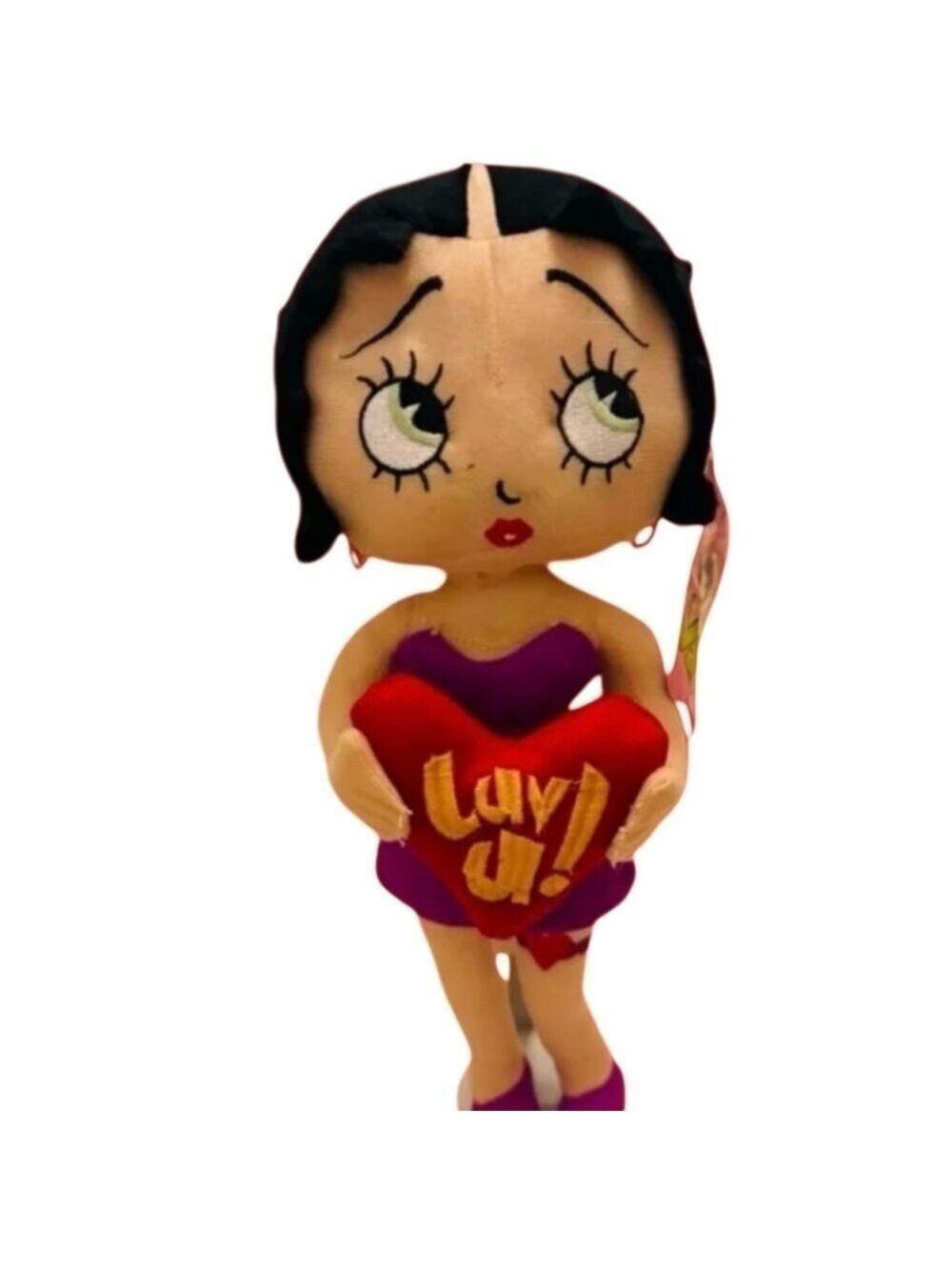 Vintage Betty Boop Plush Doll Sugarloaf Love You Heart